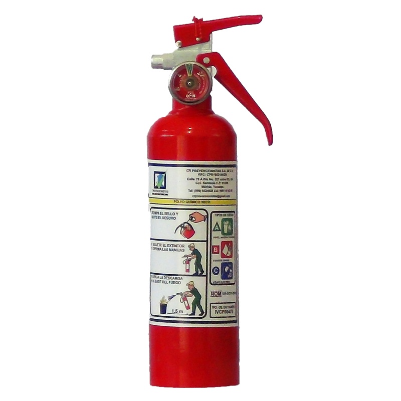 Extintores de Polvo Químico Seco 750.